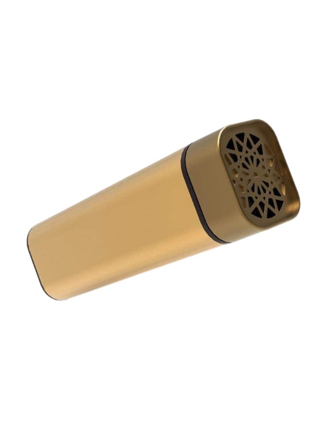 Bukhoor Portable Bakhoor Incense Burner Gold 13x3.5x3cm  - Image 3