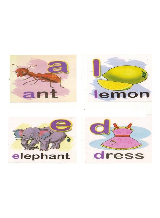 Flash Cards include shapes , Numbers, and Letters in English 9.5cm - Image 2