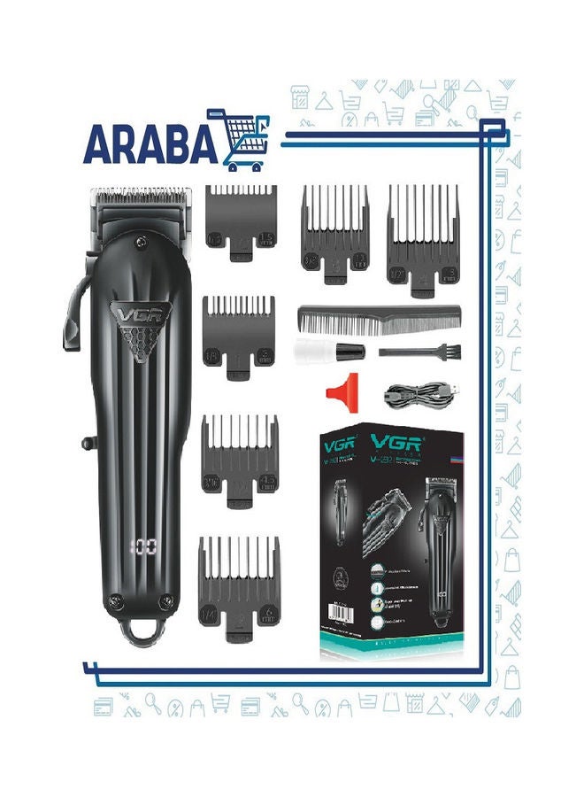 V-282 Professional Rechargeable Hair Trimmer Black - v1650515200/N53091451A_4