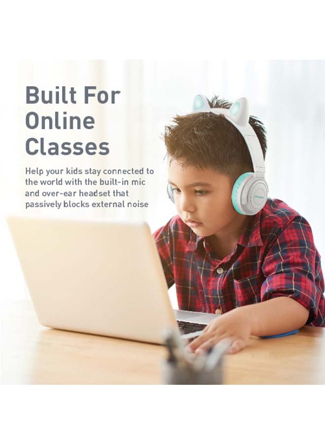 بروميت سماعات بلوتوث لاسلكية قابلة للطي للصغار لآيفون 13 وماك بوك برو أكوا - Image 3