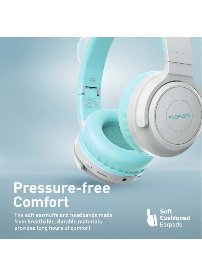 بروميت سماعات بلوتوث لاسلكية قابلة للطي للصغار لآيفون 13 وماك بوك برو أكوا - Image 4