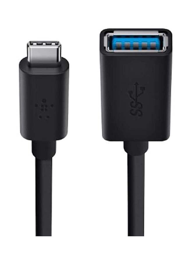 belkin USB C 3.0 To USB A Adapter   USB IF Certified High Speed Data Transfer (5 Gbps) Compatible With iPhone MacBook MacBook Pro And More Black Black  - Image 3