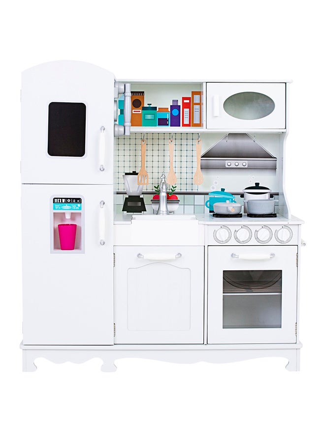 XIANGYU Stylish Modular Kitchen Set And Role Play Wooden Kitchen 95x30x103cm  - Image 1