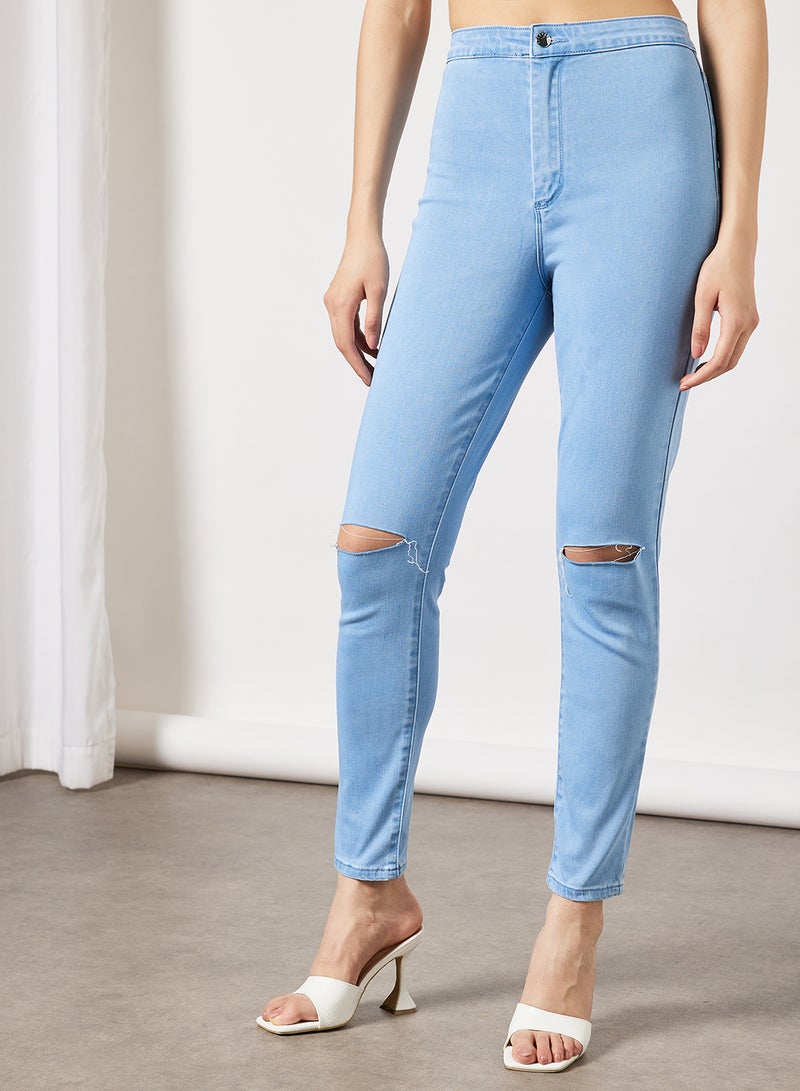 FOREVER 21 Denim Pant Blue  - Image 1