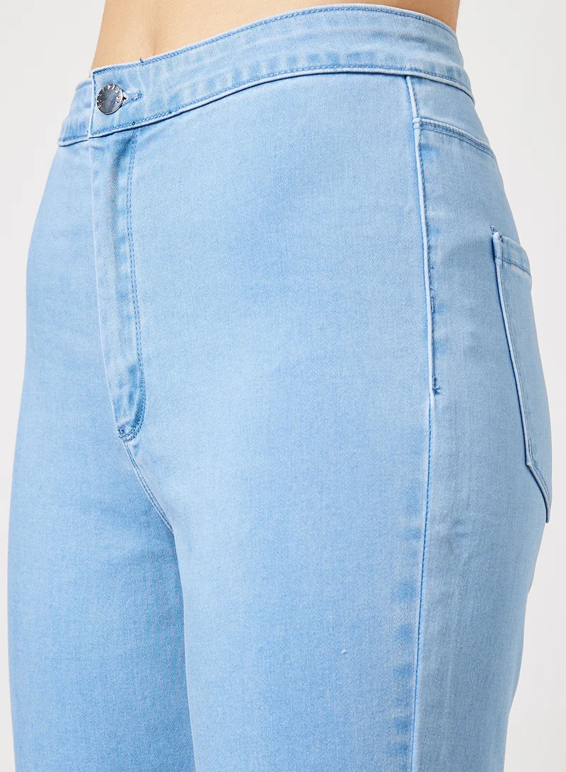 FOREVER 21 Denim Pant Blue