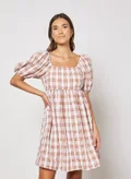 نا-كد white and brown plaid