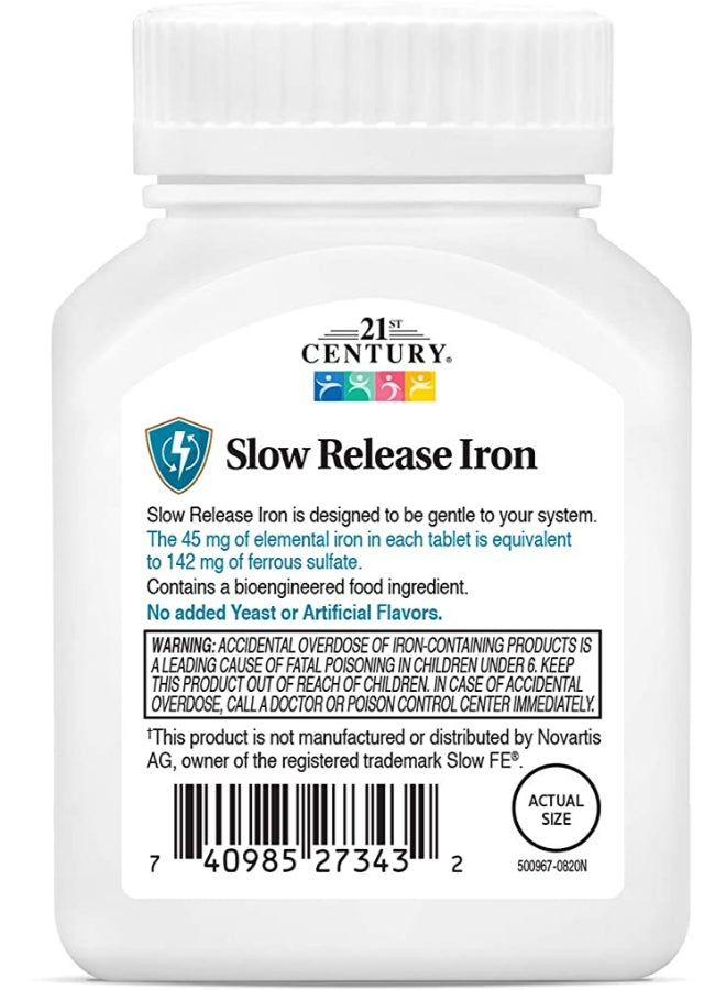 21st Century Slow Release Iron Mineral Supplement - 60 Tablets - Image 5