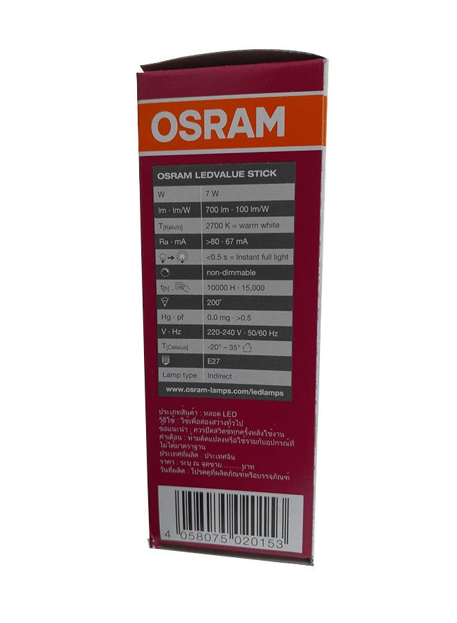 Osram LED Value Stick 7W 2700K 700Lm Warm White 41mm  - Image 3