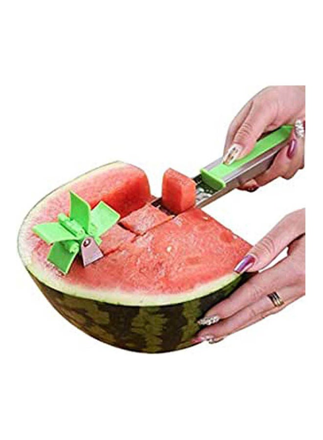 Generic - Stainless Steel Watermelon Cube Shape Cutter Multicolour - Image 1
