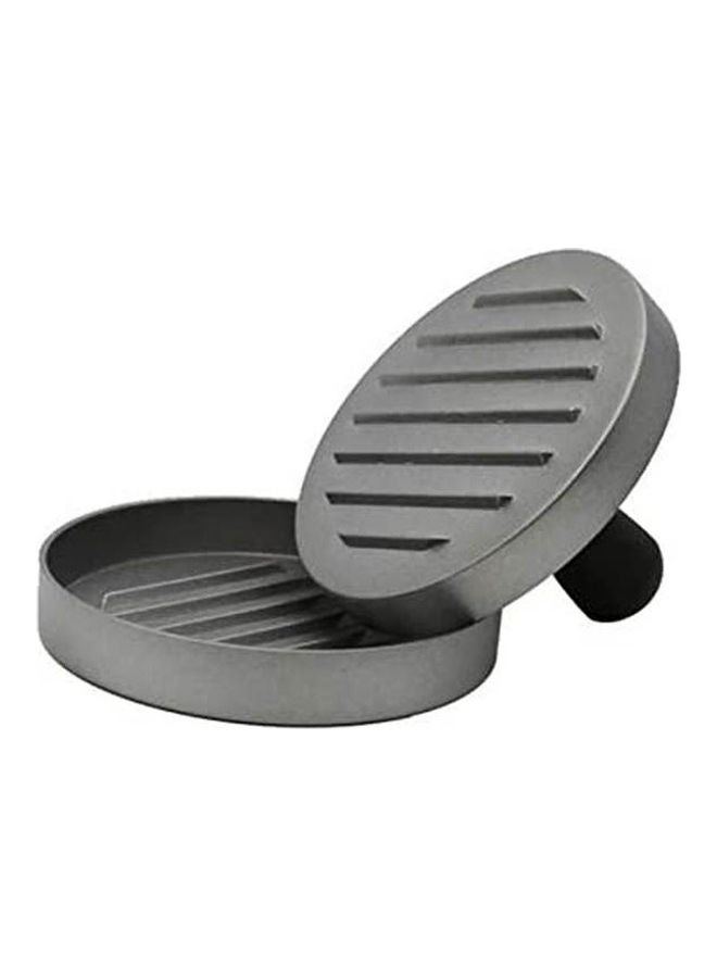 Befound Hamburger Meat Beef Grill Round Shape Burger Press Silver  - Image 2