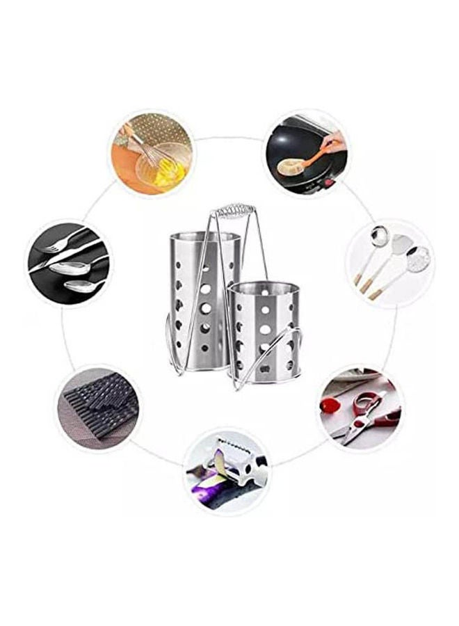 Generic - Spoons Strainer Silver - Image 1