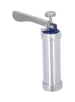 Biscuits Cookie Press Machine With 20 Shapes Silver 22 x 15.6 x 6cm