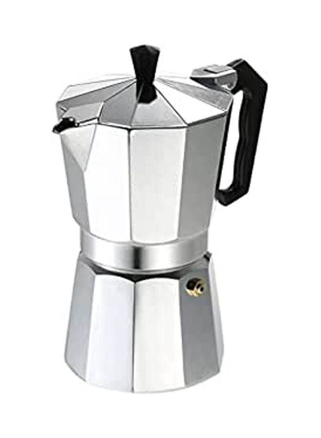 إيلون 9 Cup Aluminum Espresso Percolator Coffee Stovetop Maker Silver  - Image 1