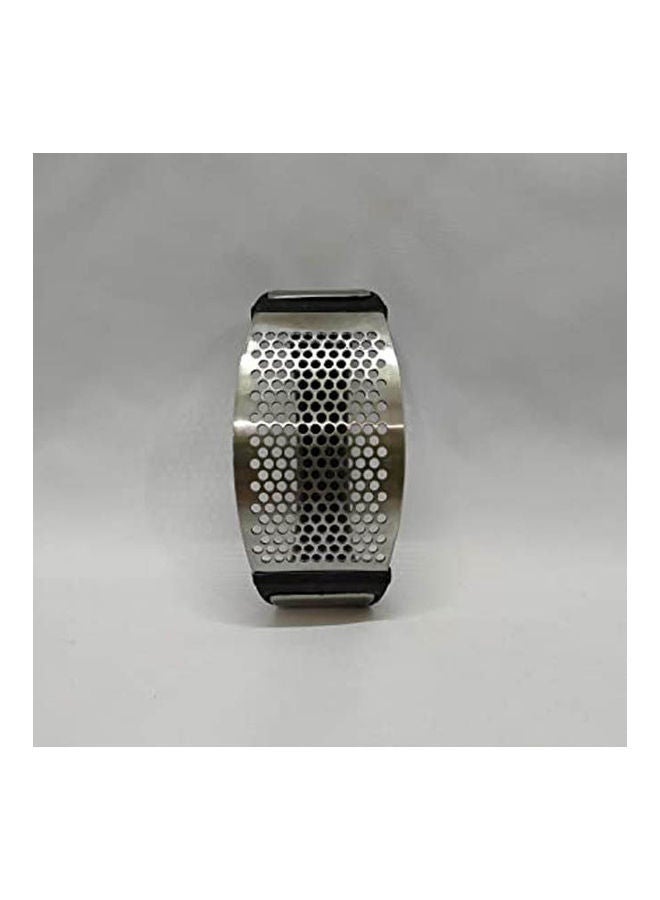 Stainless Steel Garlic Press Silver 18.2 x 11 x 5.3cm  - Image 1
