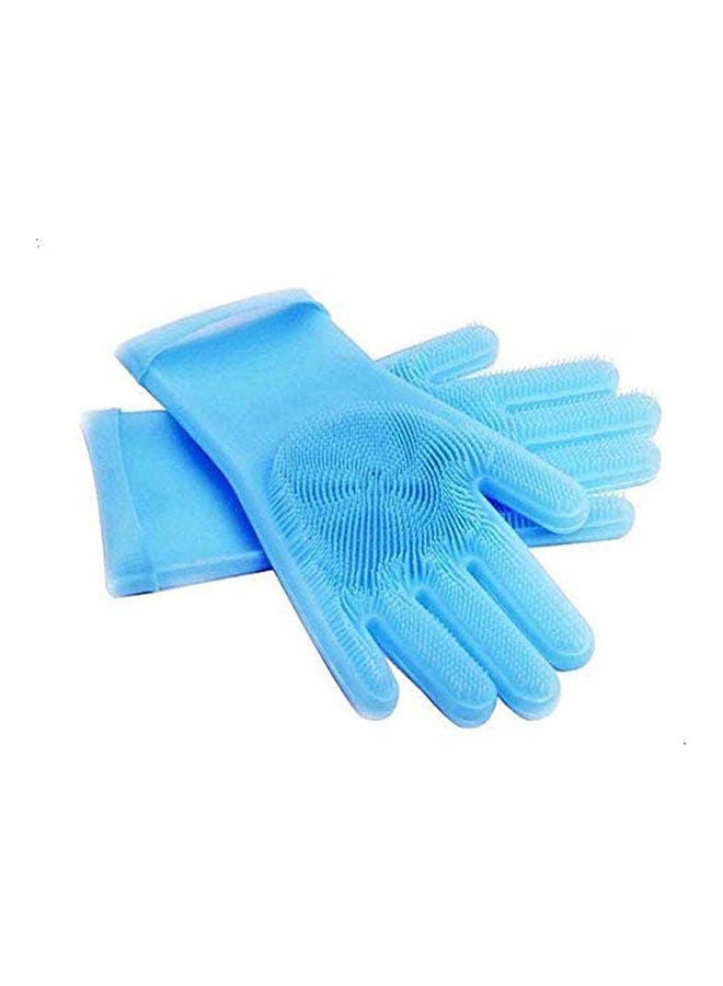 Magic Silicone Gloves Heat Resistant Blue 17.4 x 14.7 x 4.8cm - Image 2