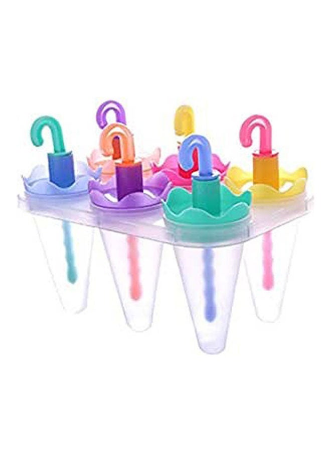 Set Of 6 Popsicle Molds Ice Pop Makers Multicolour 14.8 x 14 x 11.4cm - Image 1