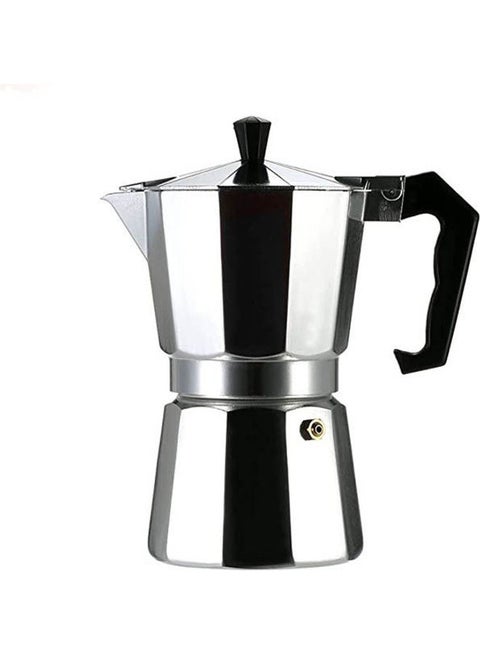 12 Cup Aluminum Espresso Percolator Coffee Stovetop Maker Mocha Pot Silver Melodrey Silver