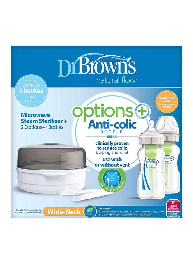 Dr. Brown’s Options + Anti-Colic Microwave Sterilizer  - Image 1