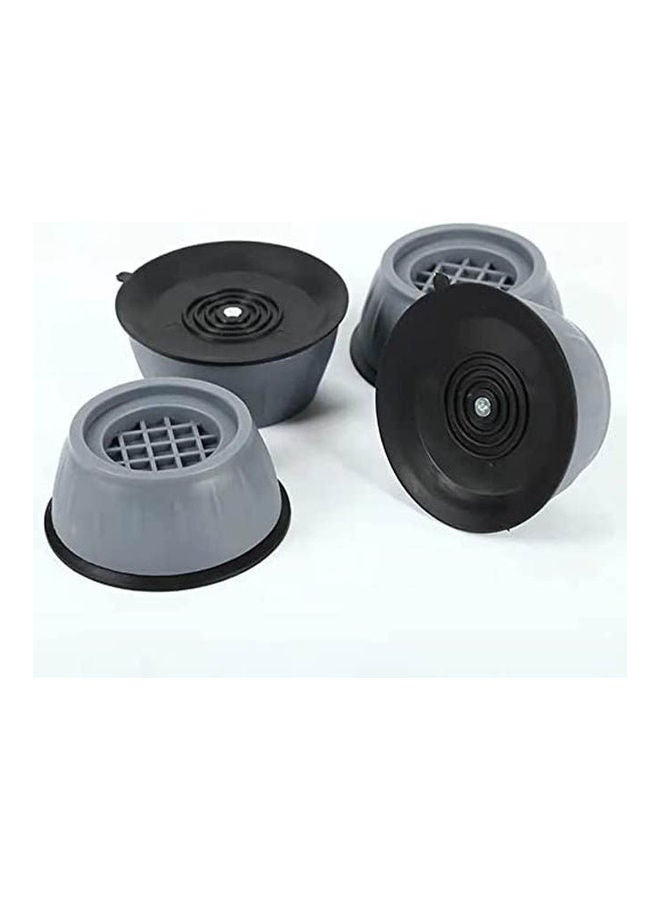 4 packs, universal washing machine foot mat Grey