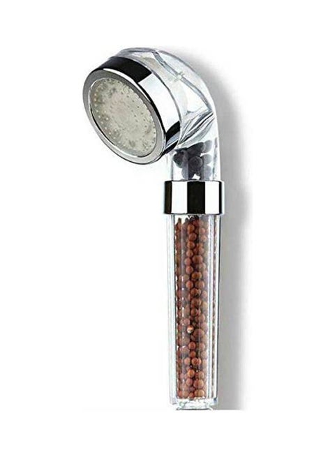 Spa Shower Filter With Led Colors Changing Shower Head Silver 21.8 x 12 x 5.6cm