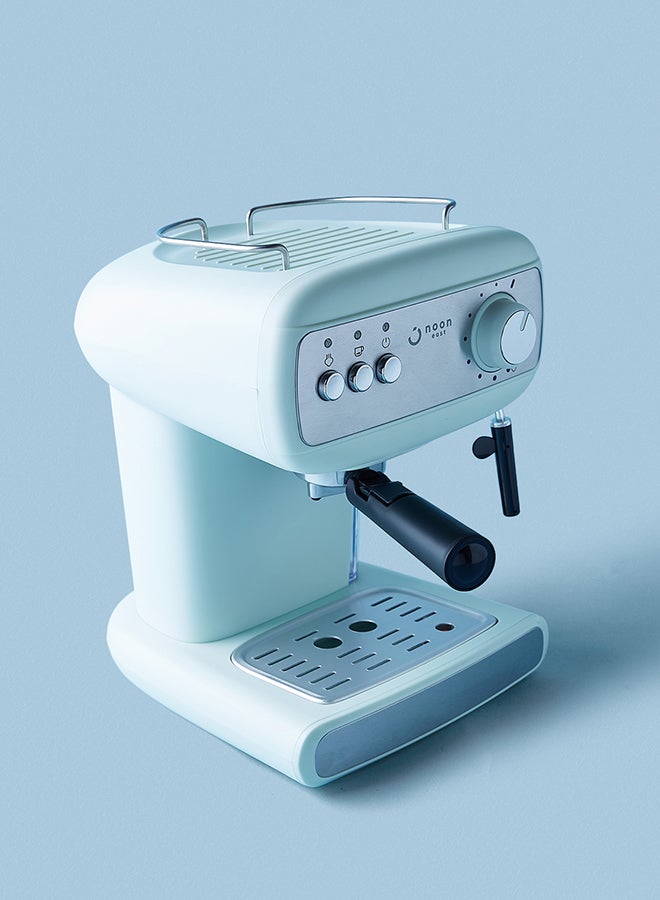 noon east Espresso Coffee Machine - 15 Bar 850 W With High Pressure 1.2 Liter Aqua/Mint 1.2 L 850.0 W CM-8500A-GS Aqua/Mint - Image 2