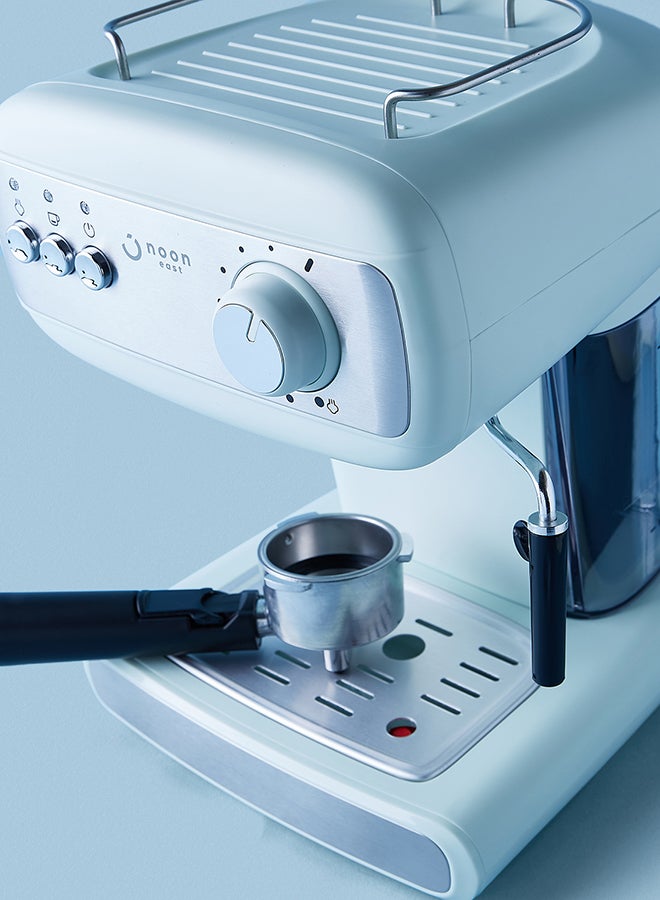 noon east Espresso Coffee Machine - 15 Bar 850 W With High Pressure 1.2 Liter Aqua/Mint 1.2 L 850.0 W CM-8500A-GS Aqua/Mint - Image 4