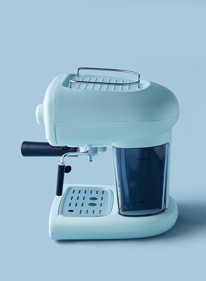 noon east Espresso Coffee Machine - 15 Bar 850 W With High Pressure 1.2 Liter Aqua/Mint 1.2 L 850.0 W CM-8500A-GS Aqua/Mint - Image 5