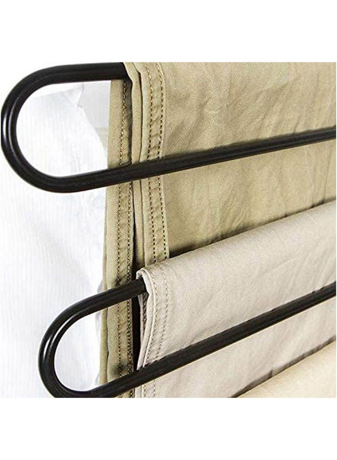 Generic Multifunction 5 Layers Trousers Coat And Multy Purpose Hanger Black 35x35cm  - Image 2