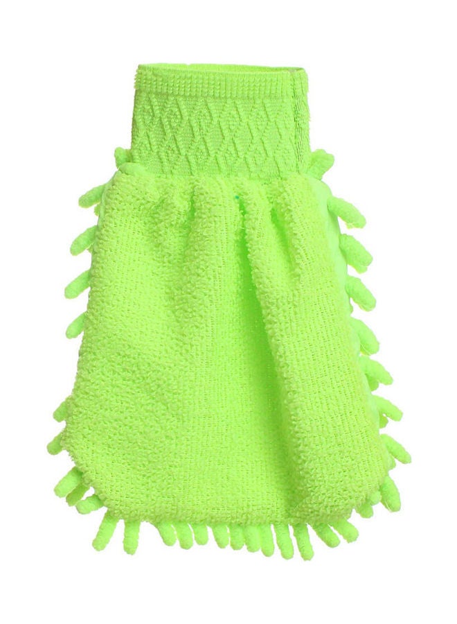 Chenille Glove, Lime Green - Image 2