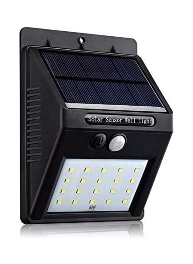 20 Led Solar Light Outdoor Pack 4 Night Wall Lamp Pir Motion Sensor Street Yard Path Home Garden Security Lights Black - Image 1