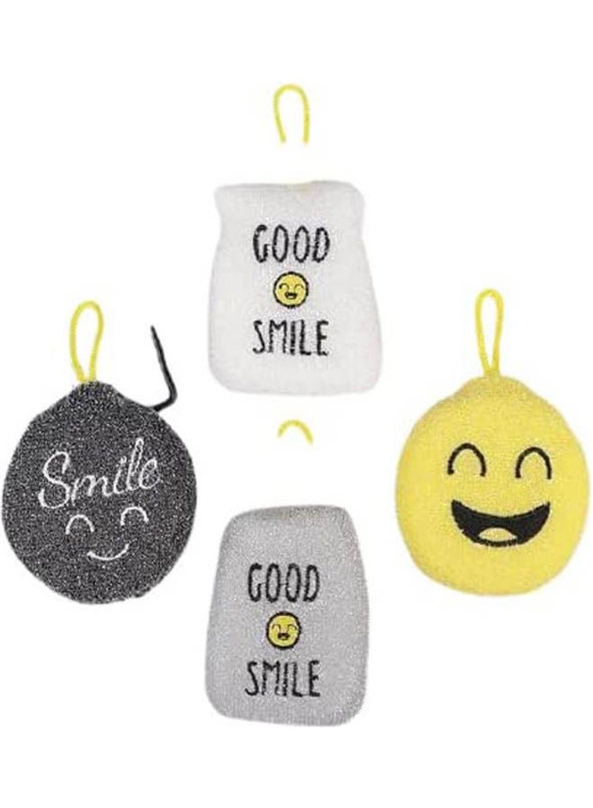 وعاء ليفة هابي سمايل 4 قطع - Image 1