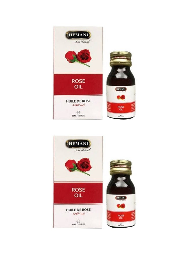 هيماني مجموعة زيت الورد مكونة من قطعتين 2x30ملليلتر - Image 1