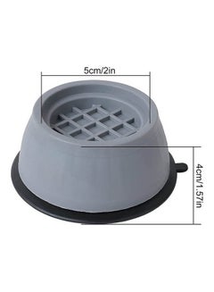 Generic 4 Pcs Anti Vibration Feet Pads Grey  - Image 2