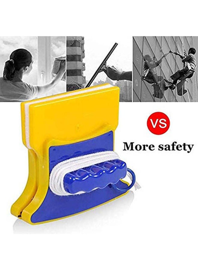 Generic - Home Window Glass Cleaner Tool Yellow-Blue - Image 1