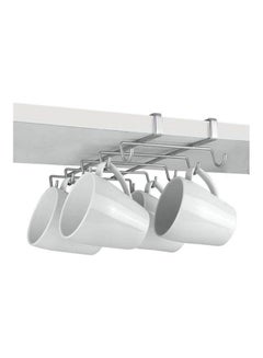 Metaltex Shelf Mug 10 Holder Silver 259grams  - Image 1