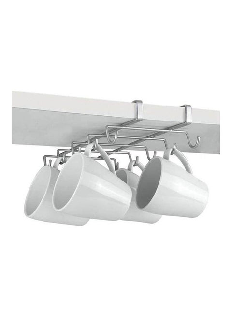 Shelf Mug 10 Holder Silver 259grams