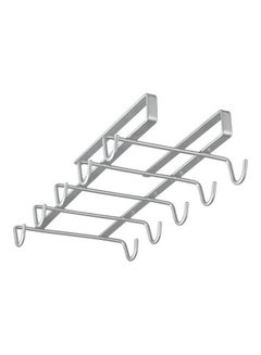 Metaltex Shelf Mug 10 Holder Silver 259grams  - Image 2