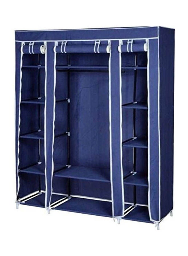 Generic - Safari Portable Closet With 2 Sections Large Blue - Image 1