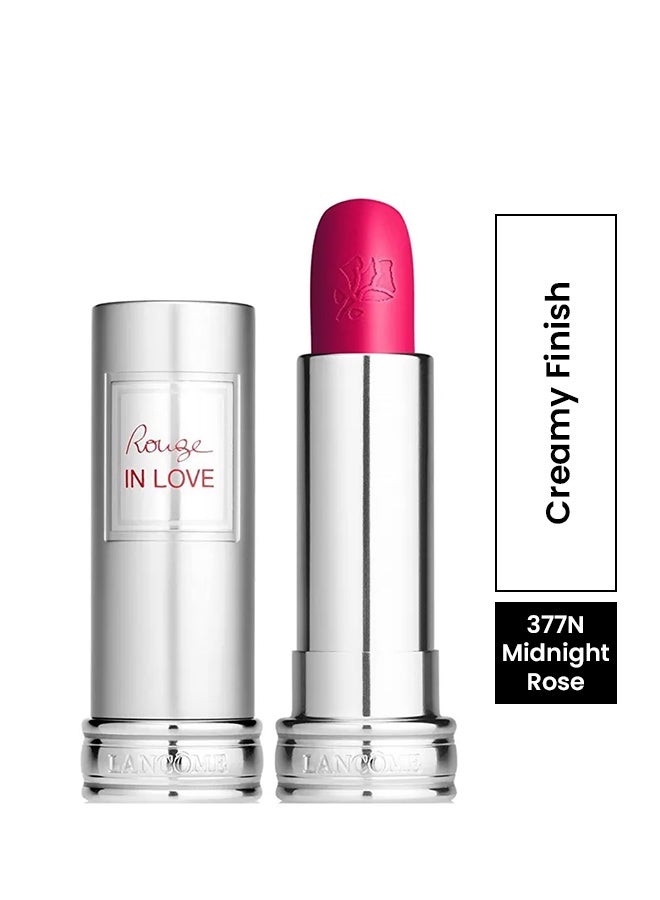 LANCOME Rouge In Love Lip Color 377N Midnight Rose 
