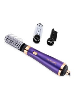 Sunhome 3-in-1 Hair Dryer Brush Purple  - Image 1