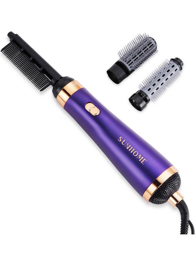 صن هوم فرشاة مجفف شعر 3 في 1 أرجواني سادة - Image 5