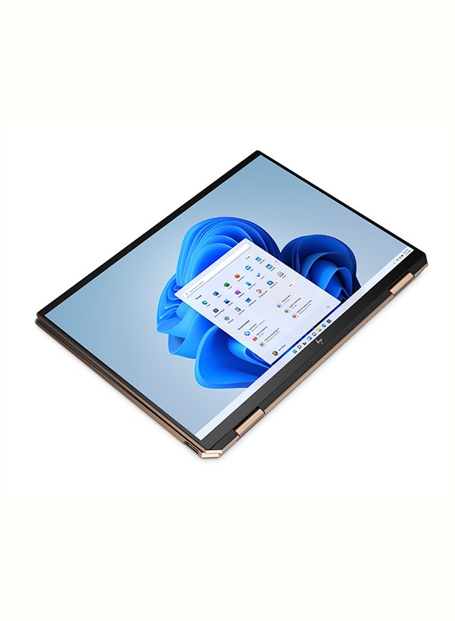 HP - Spectre x360 Convertible (Upgraded Version) Laptop 14-ea1016nx With 13.5-Inch WUXGA+ Display, Core i7-1195G7 Processor / 16GB RAM / 512GB SSD / Intel Iris Xe Graphics / Windows 11 Home / English/Arabic Nightfall Black - Image 1