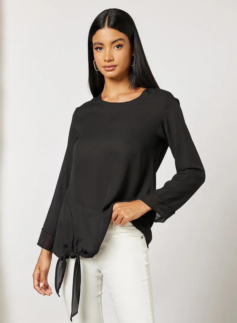 FOREVER 21 Woven Long Sleeve Top