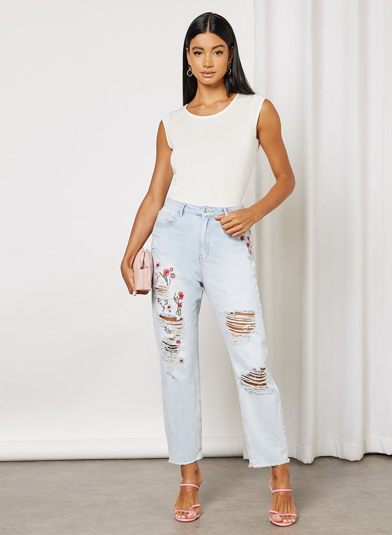 FOREVER 21 Cut-Out Knotted Back Top White  - Image 3