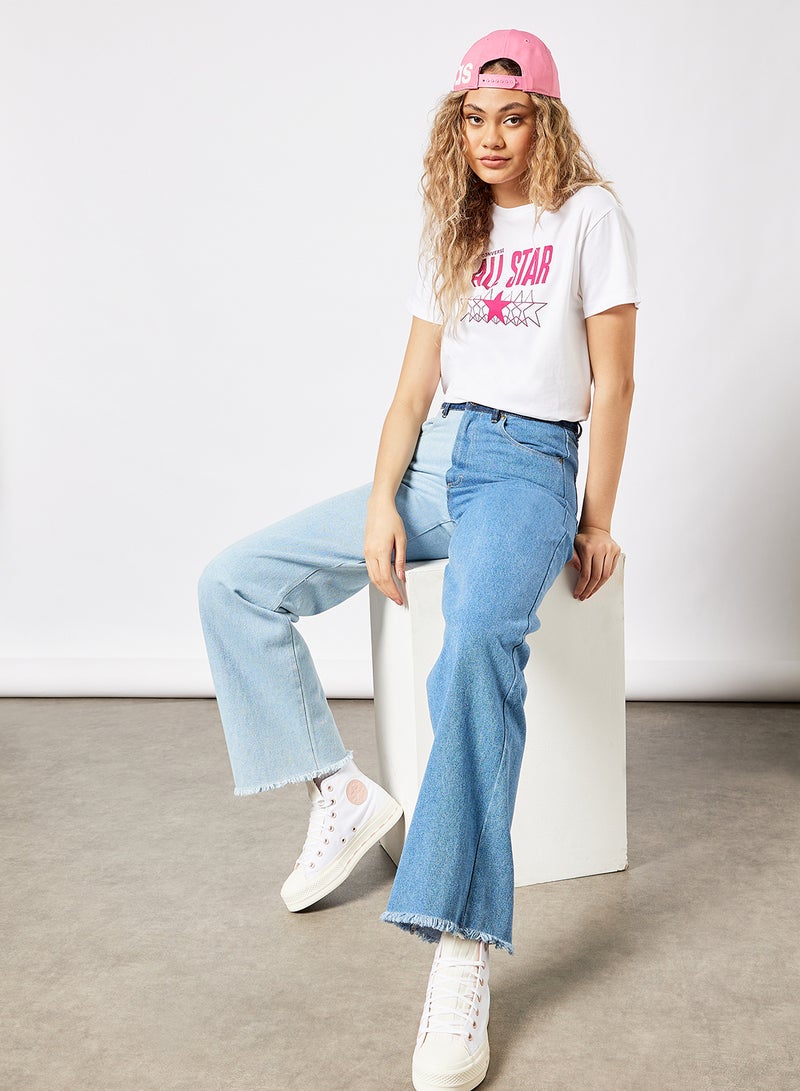 CONVERSE All Star Relaxed Fit T-Shirt White - Image 3