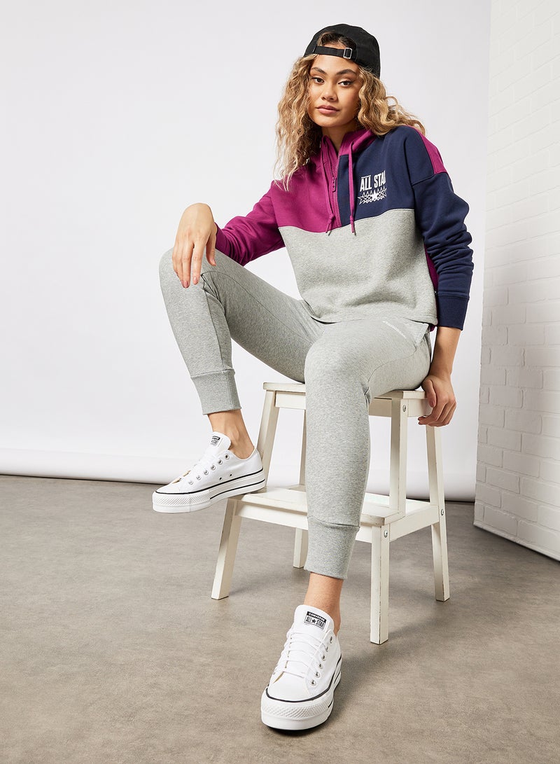 CONVERSE - All-Star Cropped Hoodie Multicolour - Image 1