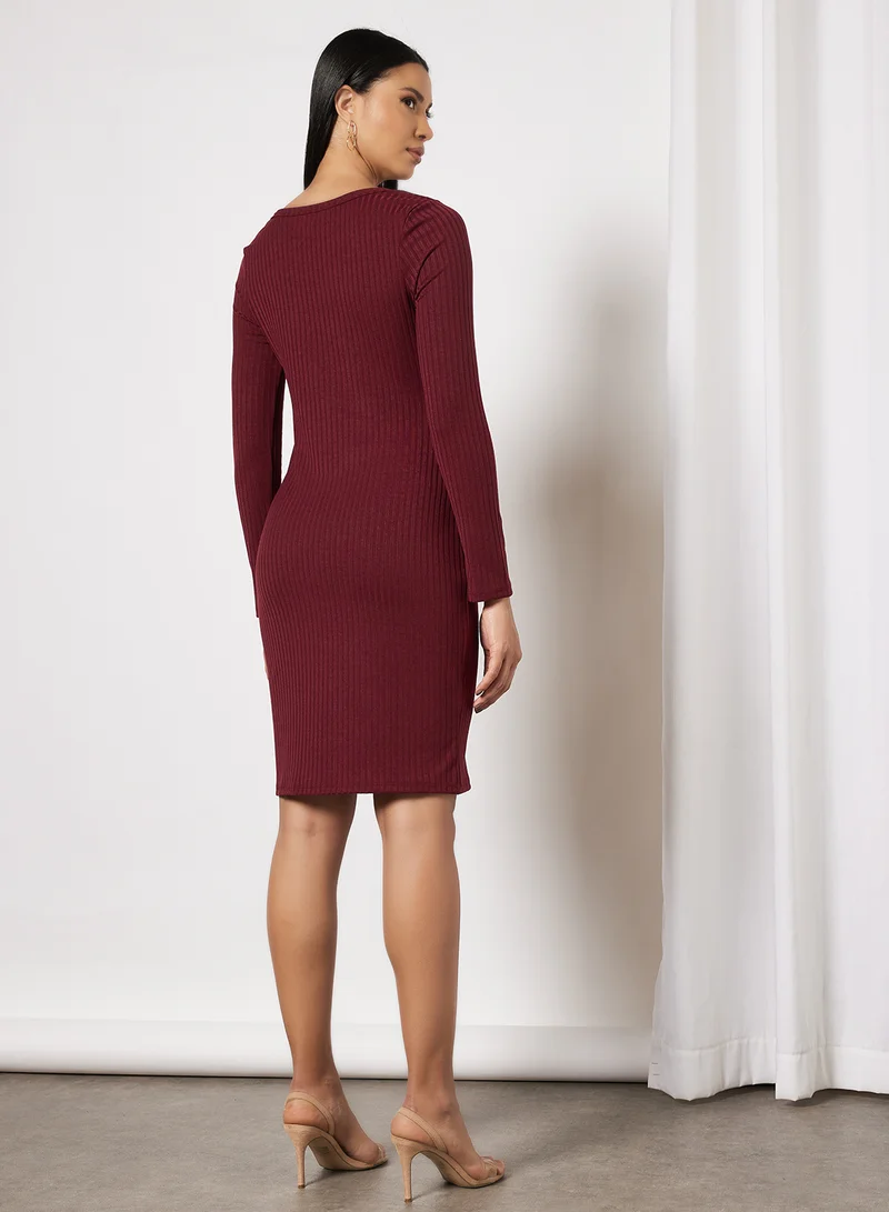 BRAVE SOUL Knitted Slim Fit Dress