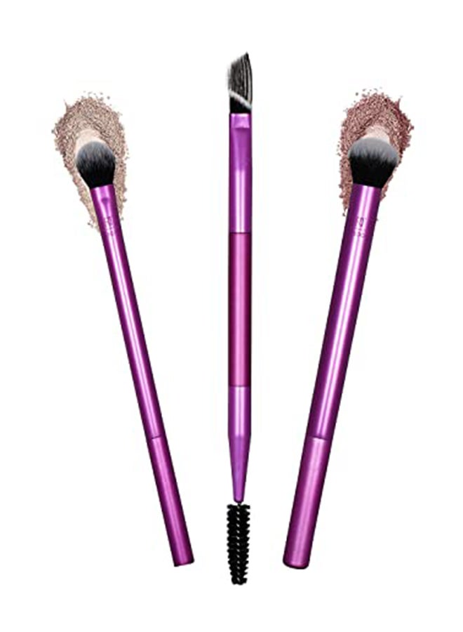 Eye Shade And Blend Brush Set Purple/Black - v1650612583/N31489438A_4