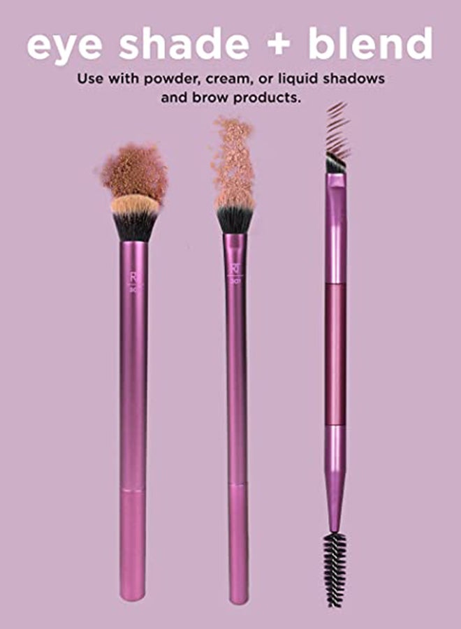 Eye Shade And Blend Brush Set Purple/Black - v1650612583/N31489438A_5