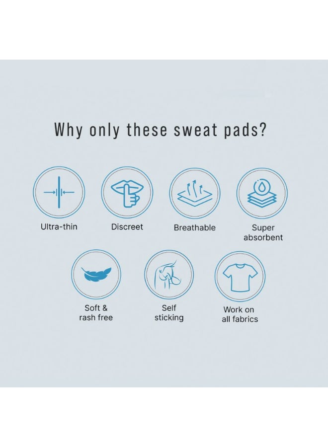 Sirona Pack Of 24 Underarm Sweat Pads White - Image 4